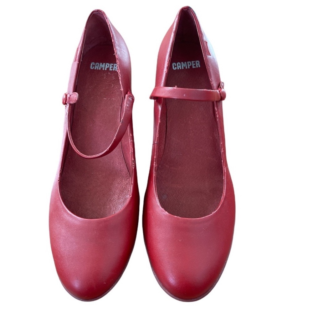 Camper Beth Red Mary Jane Pumps size 41 (US 11)